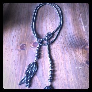 ⭐️3-$20 hematite lariat necklace